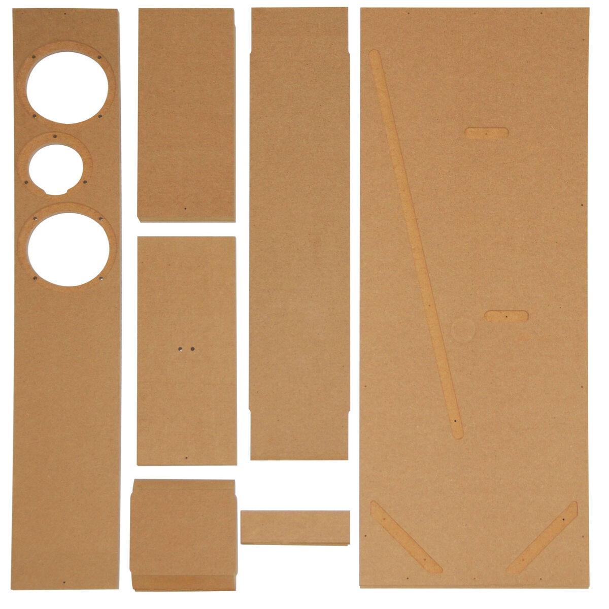 Parts Express TriTrix MTM TL Knock-Down CNC Speaker Cabinet Pair